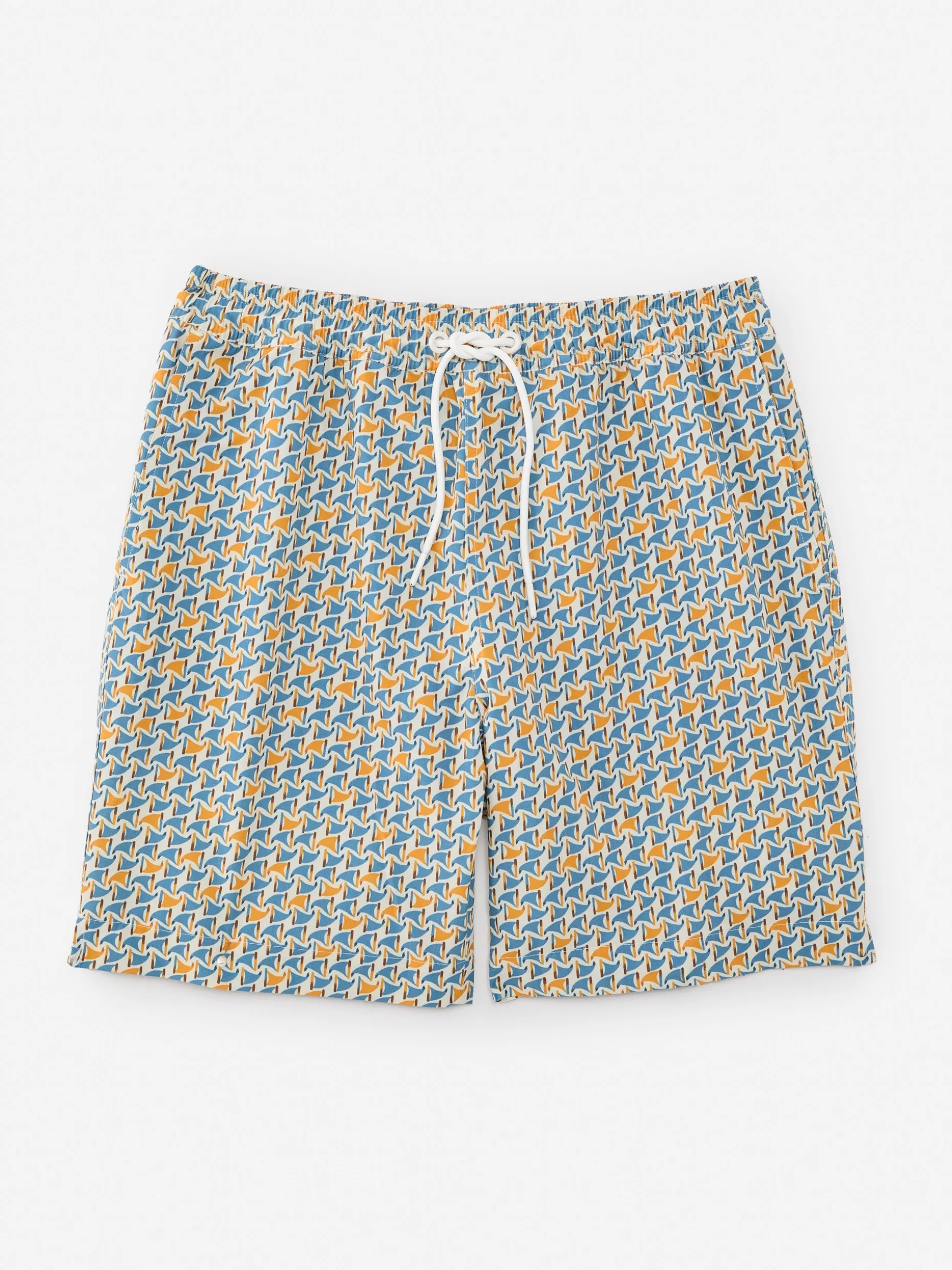 J. McLaughlin Bruce 7" Swim Trunks In Colorguard Creation- Swim