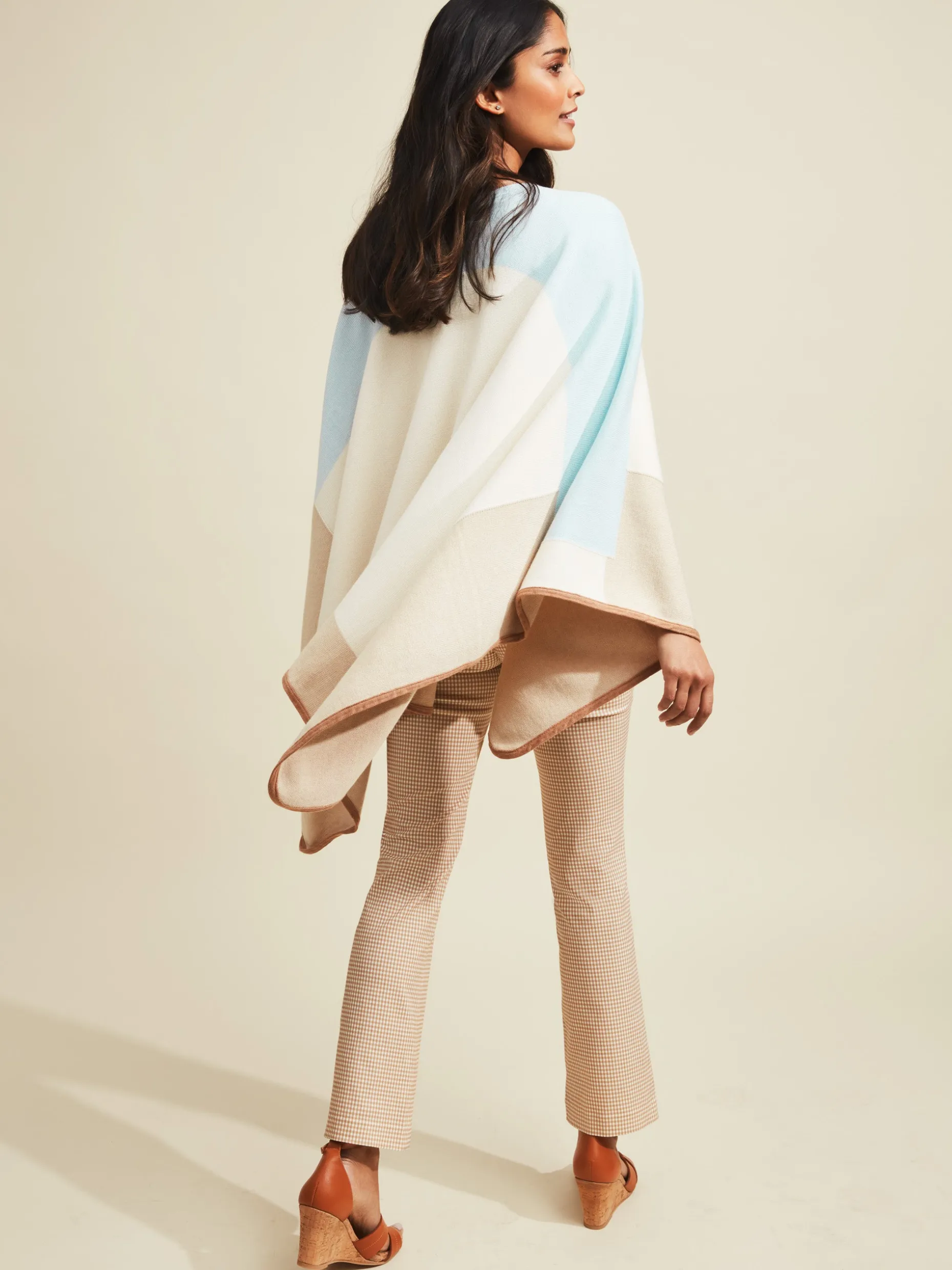 J. McLaughlin Noreen Wrap In Colorblock-Women Jackets & Outerwear | Sweaters