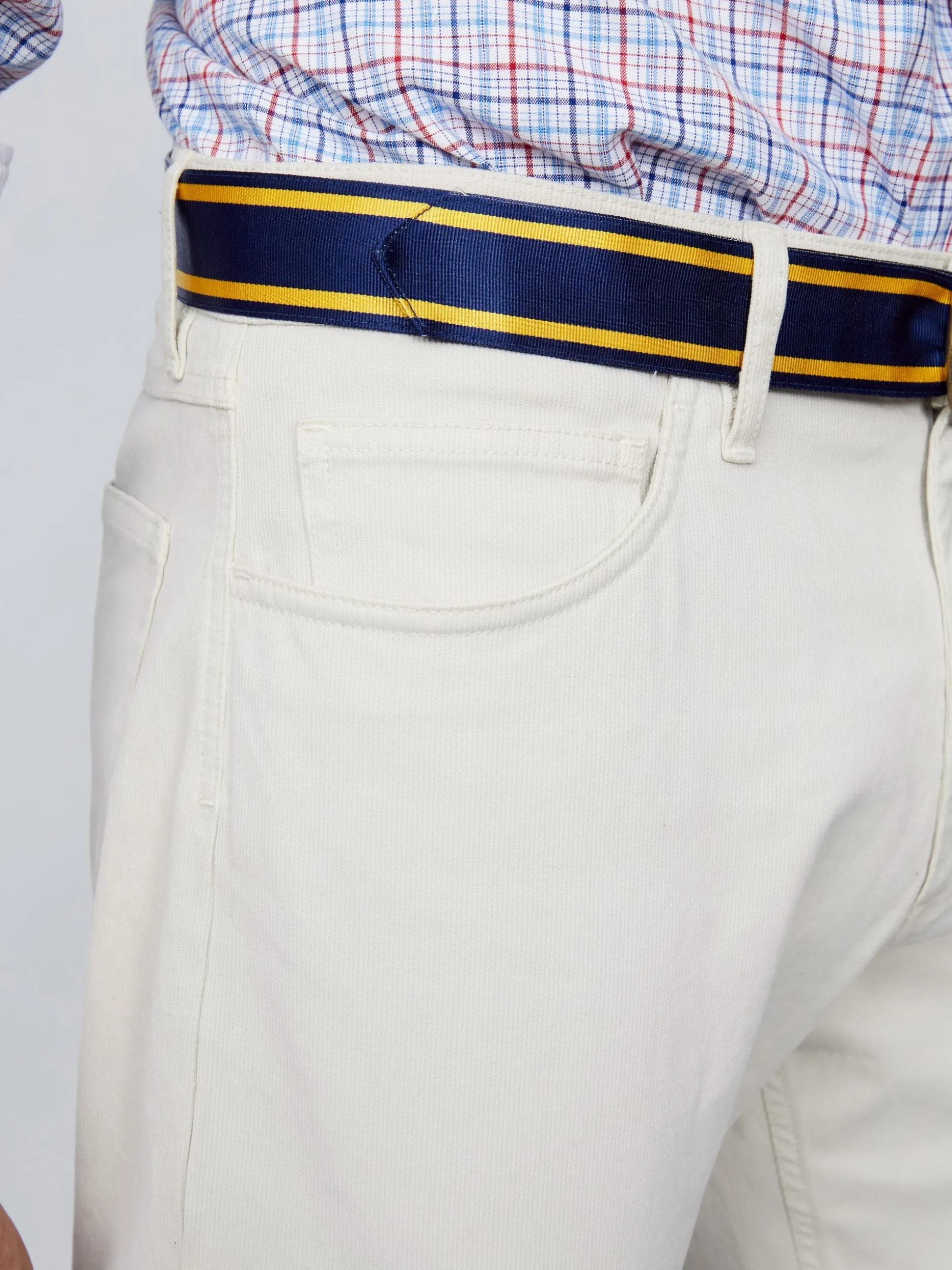 J. McLaughlin Parker 5-Pocket Straight Pants In Italian Stretch Bedford Cord- Pants