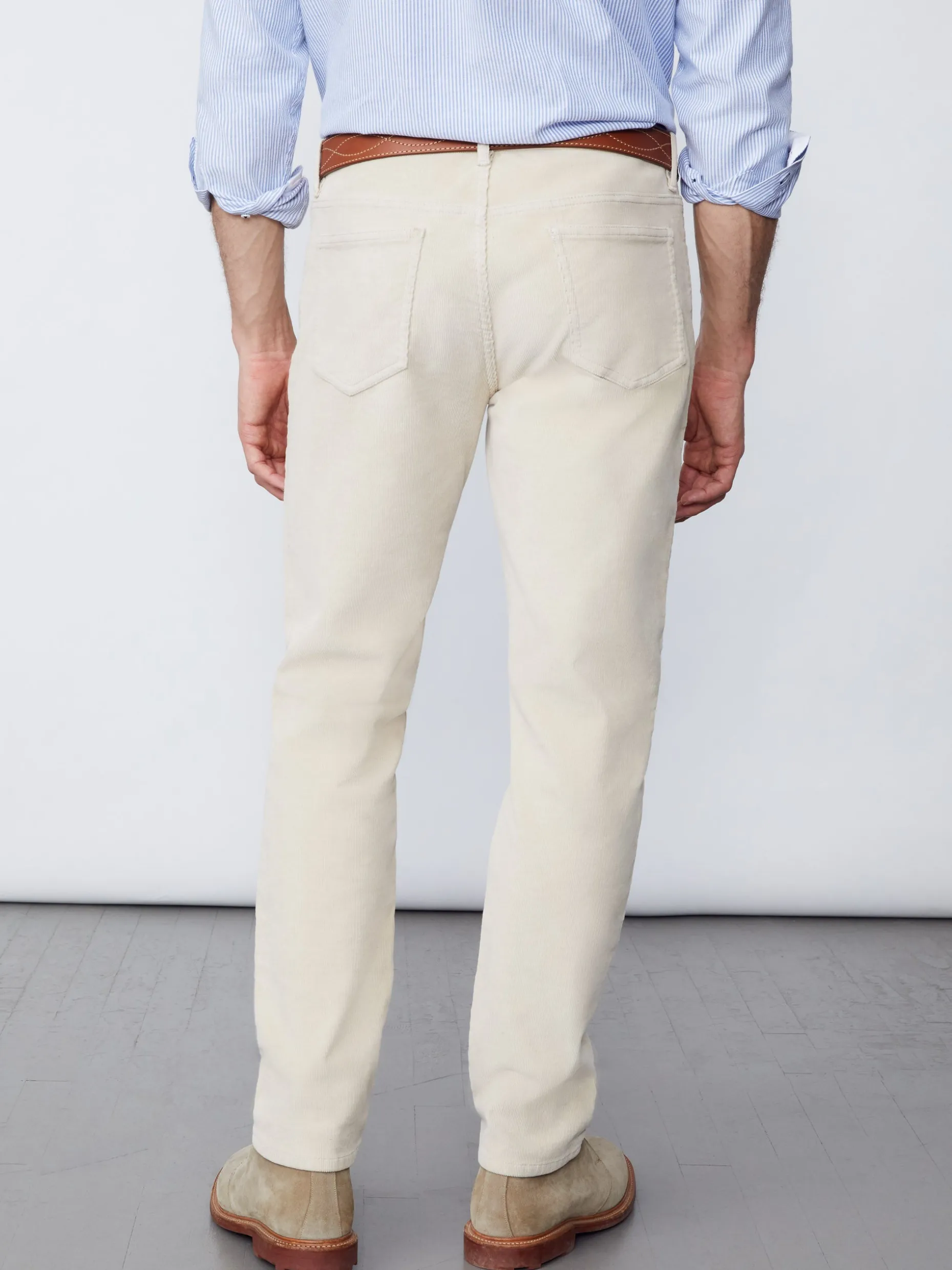 J. McLaughlin Parker 5-Pocket Straight Pants In Italian Stretch Cord- Pants